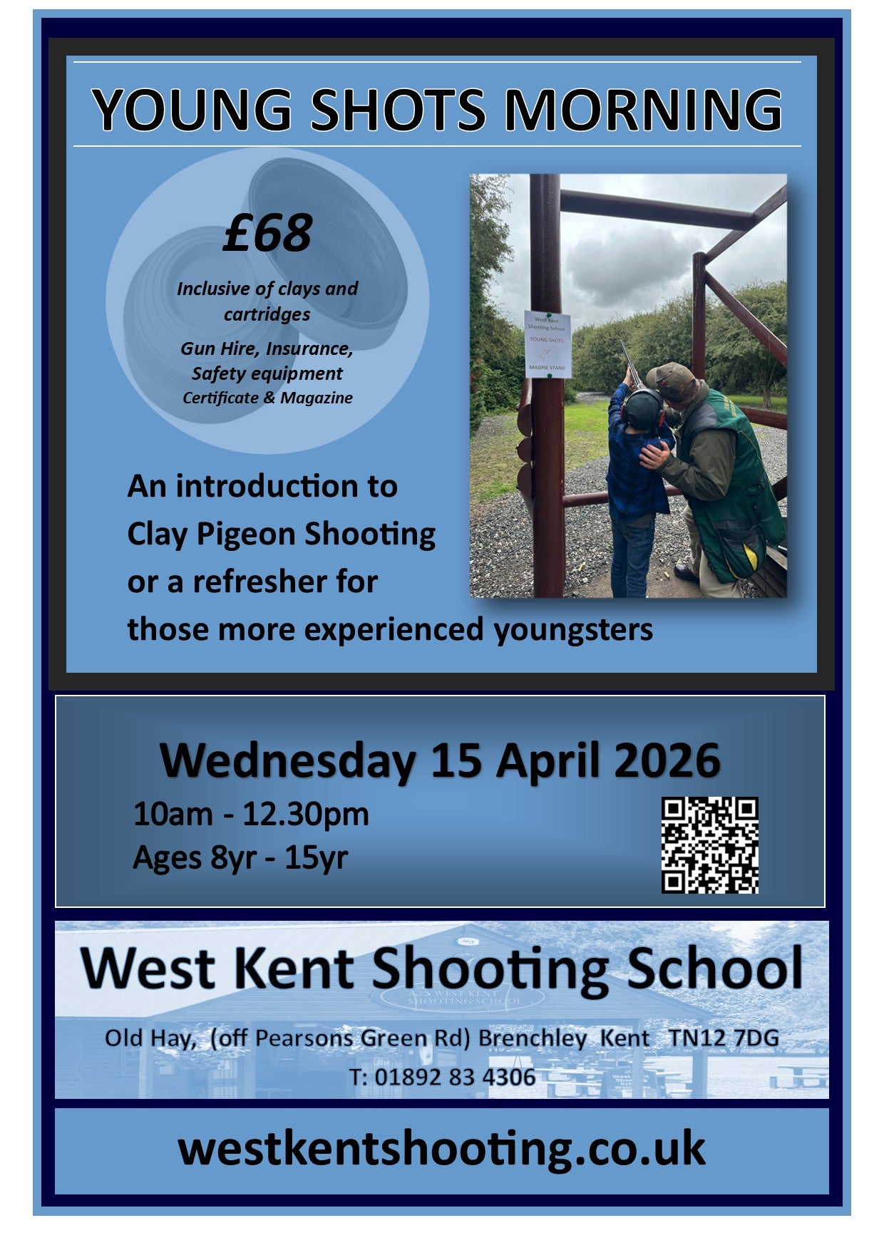 YOUNG SHOTS - Half Term - Wednesday 15 April 2026