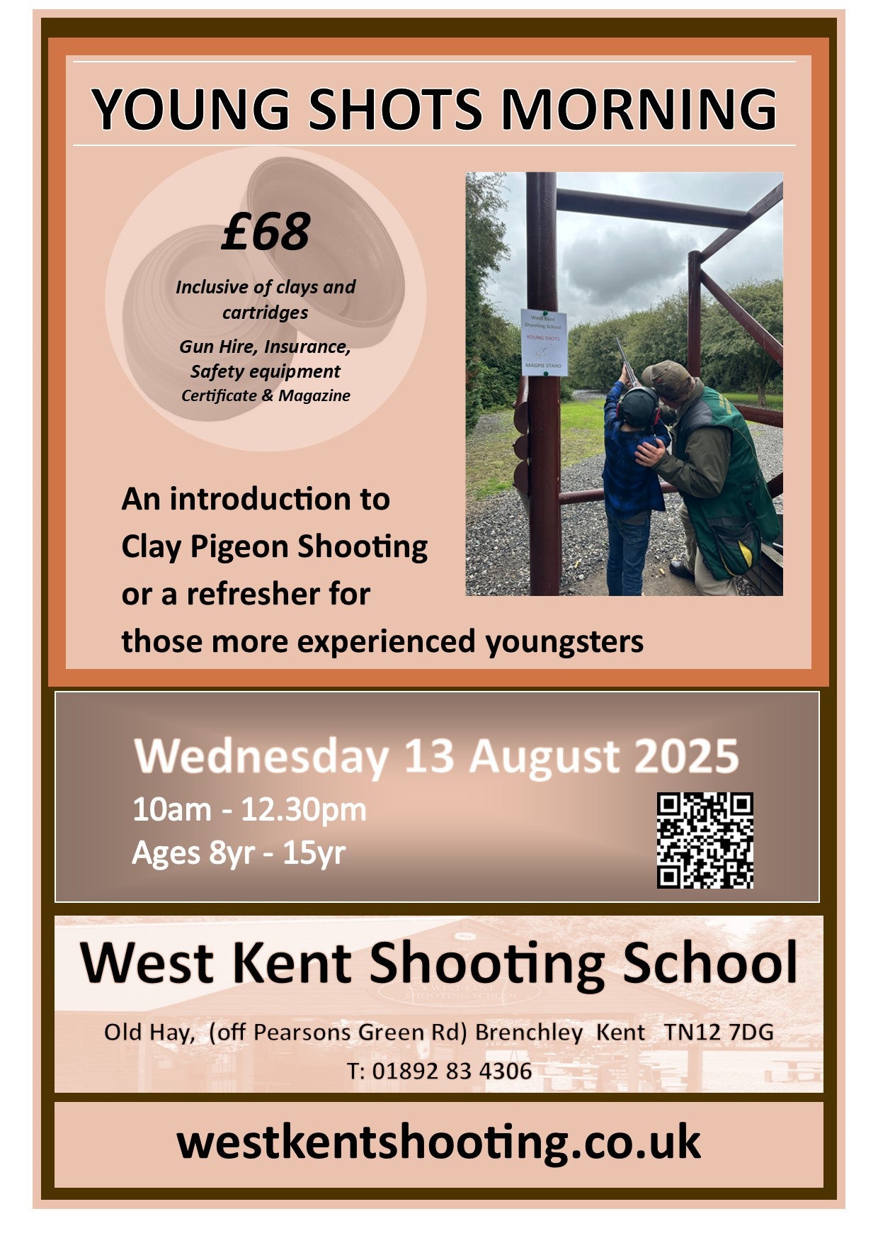 YOUNG SHOTS - Summer Holiday Fun- Wednesday 13 August 2025