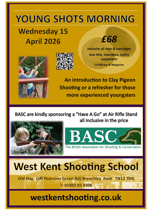 YOUNG SHOTS - Easter - Wednesday 15 April 2026