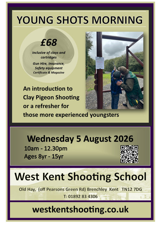 YOUNG SHOTS - Summer Holiday Fun - Wednesday 5 August 2026