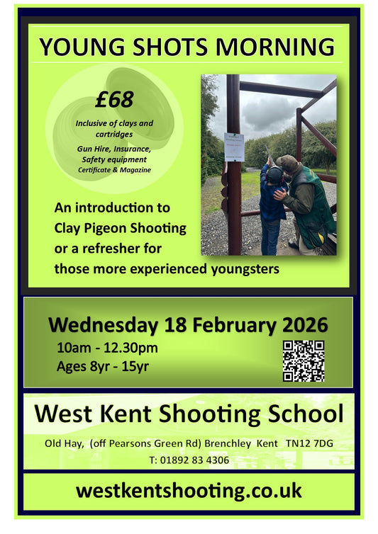YOUNG SHOTS -  Half Term - Wednesday 18 February 2026