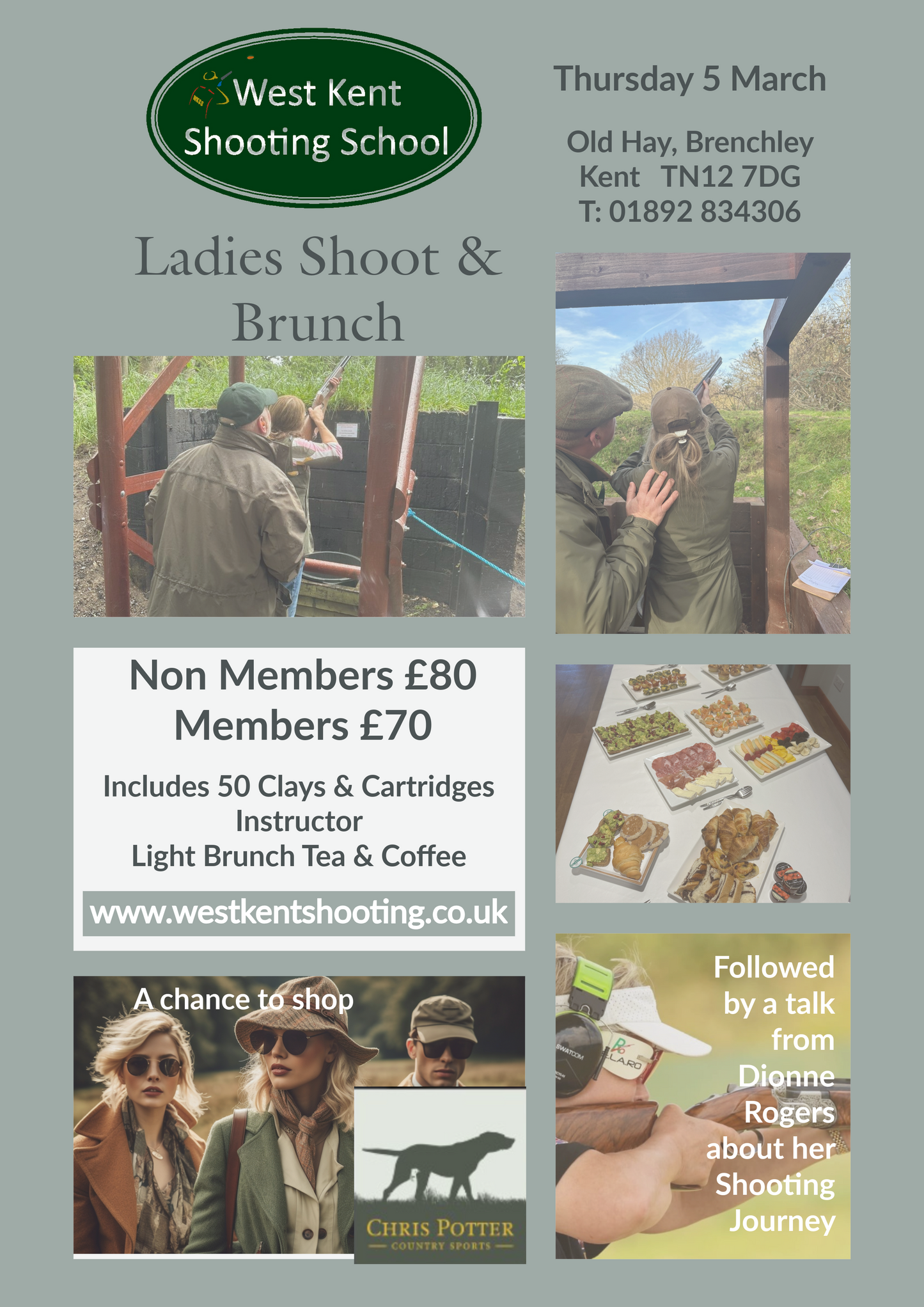 Ladies Shoot & Brunch Morning 2026 Dates