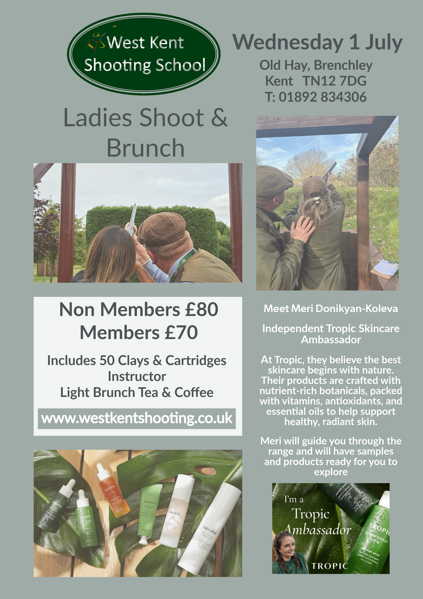 Ladies Shoot & Brunch Morning 2026 Dates