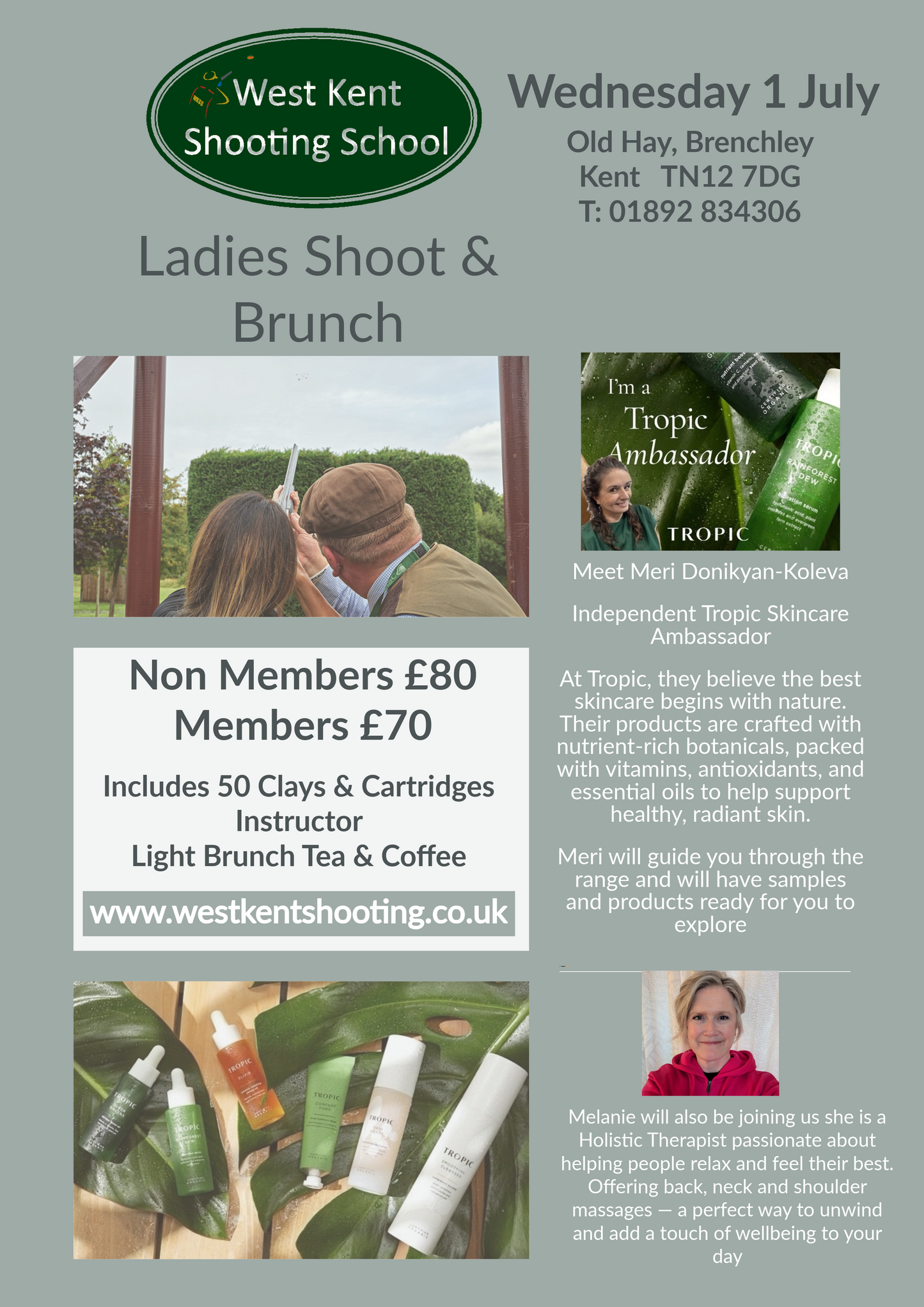 Ladies Shoot & Brunch Morning 2026 Dates