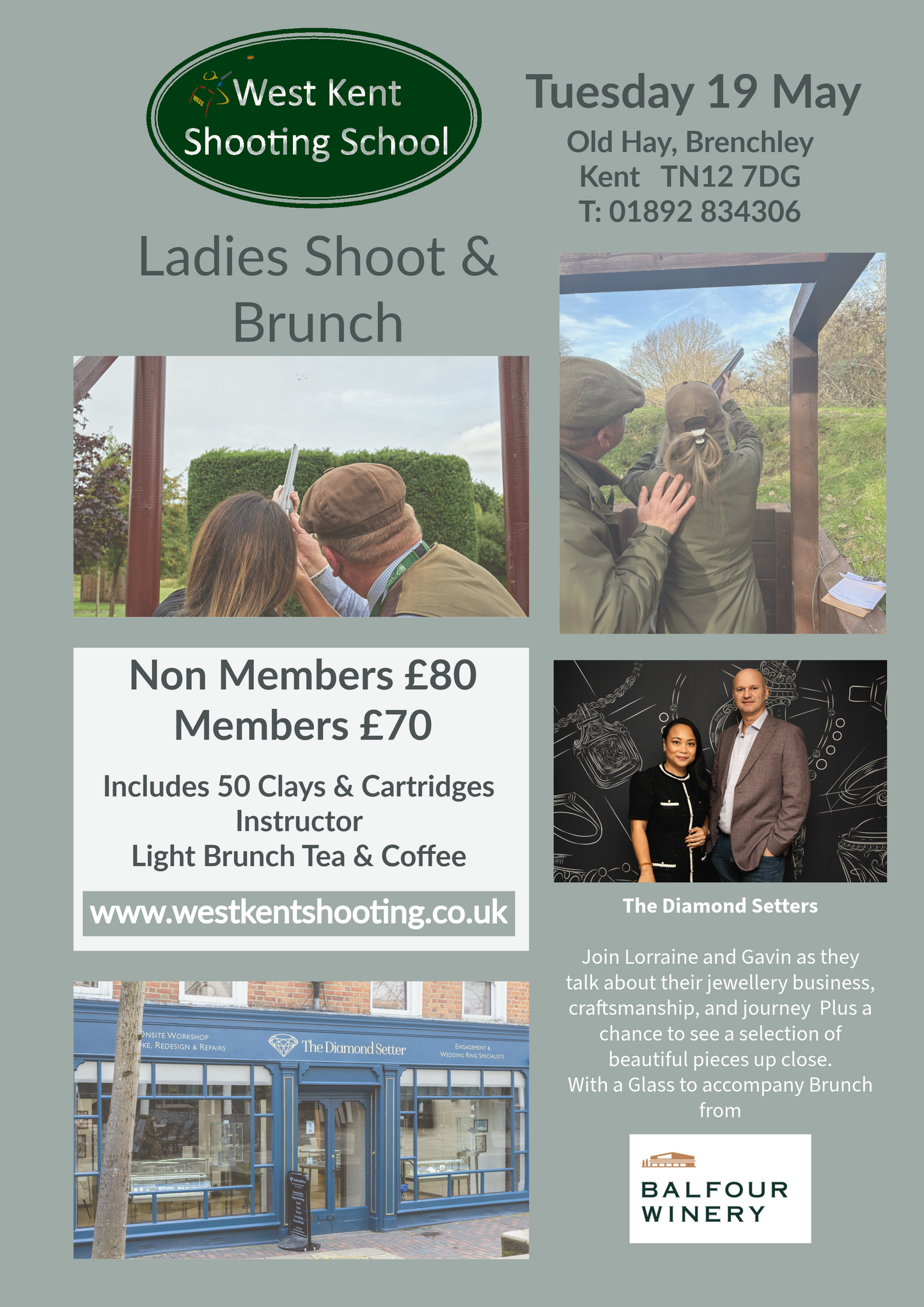 Ladies Shoot & Brunch Morning 2026 Dates